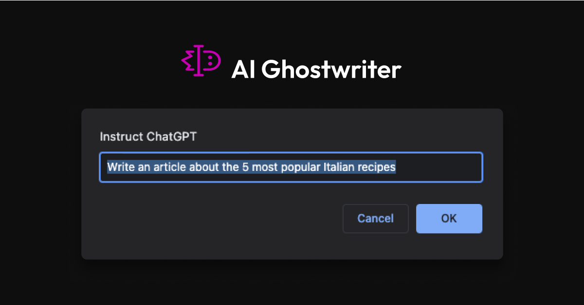 AI Ghostwriter - плагин WordPress Chatgpt