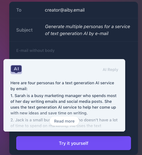 AIby.email - A tool to automate tedious tasks