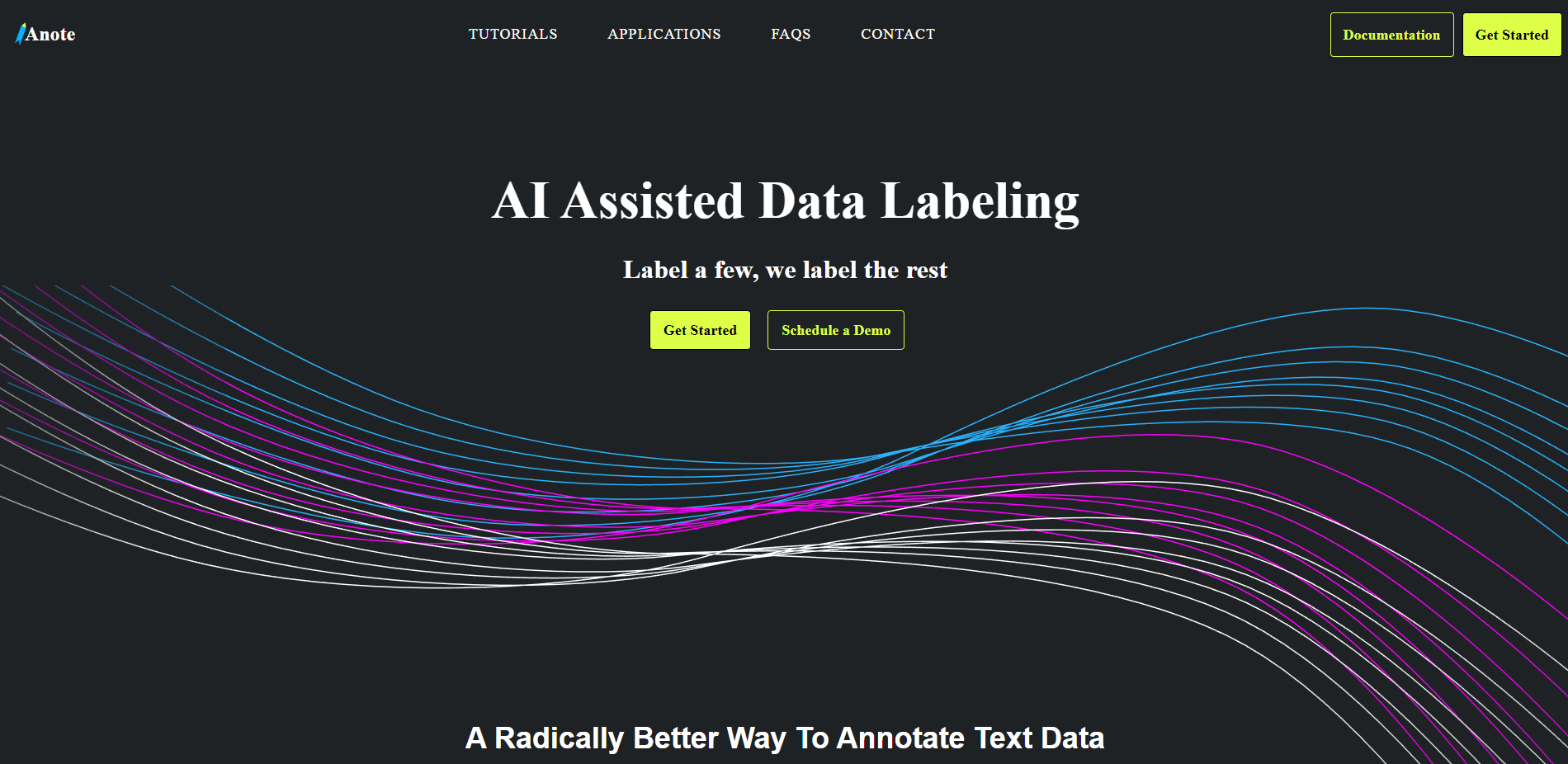 ANOTE - AI unterstützte Datenkennzeichnung