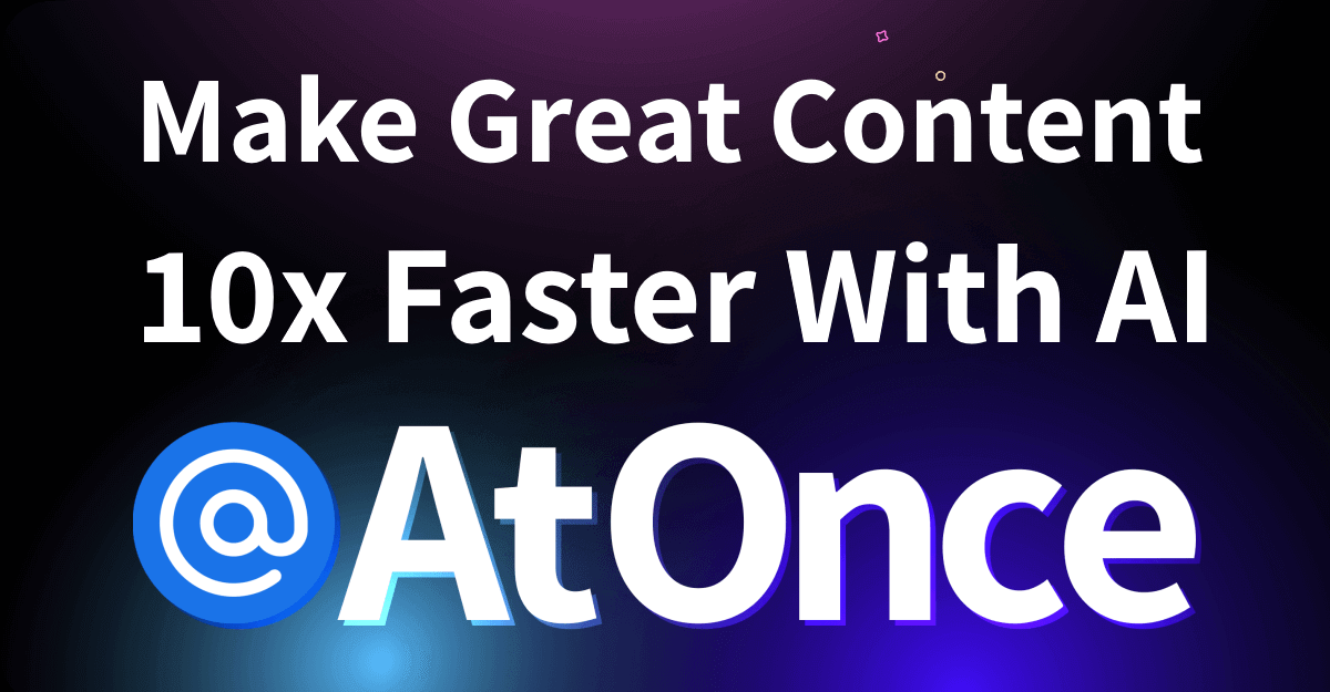 AtOnce - Content generator and CRM