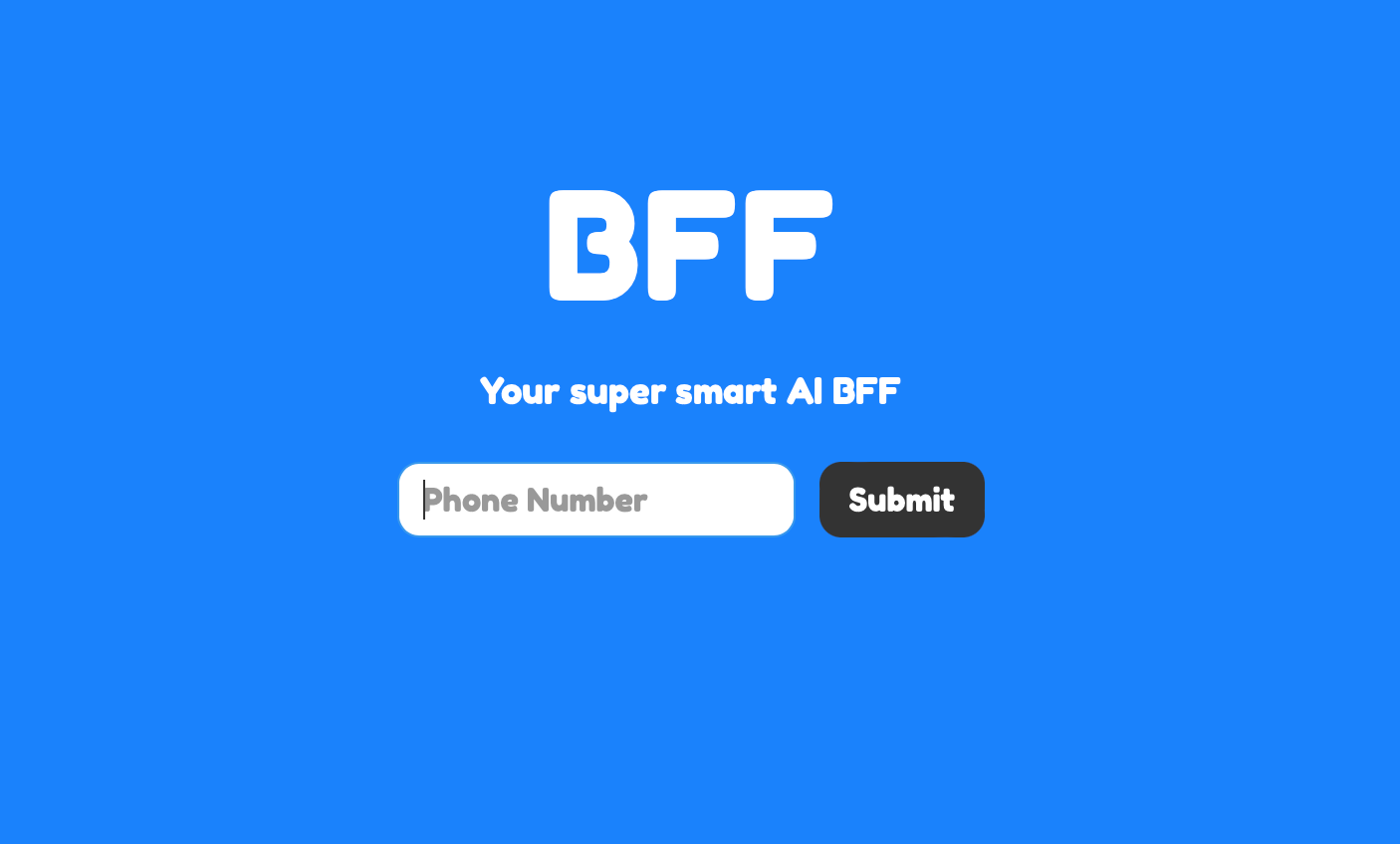 BFF - Chatgpt à l'intérieur de iMessage