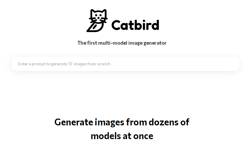 Catbird - A tool to generate multiple images from single prompt