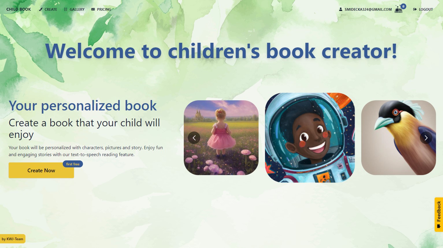 Child Book - A children's book creator tool