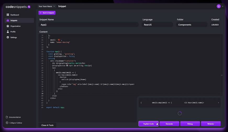 CodesNippets: permite a los desarrolladores crear, compartir y depurar fragmentos de código seguro