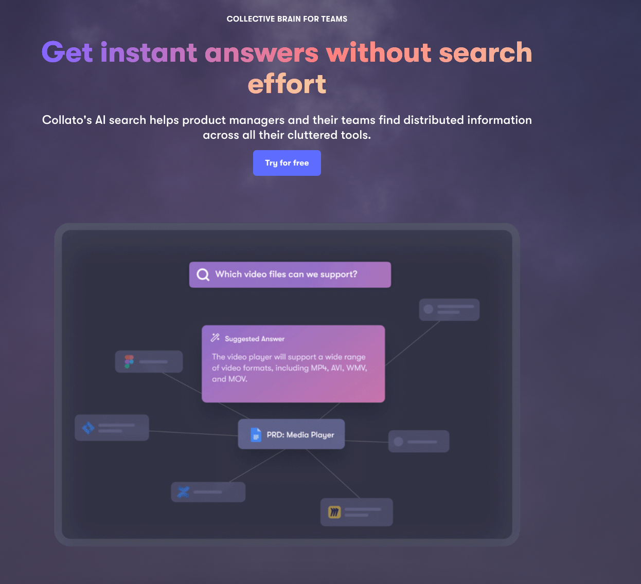 Collato - A search engine for product teams