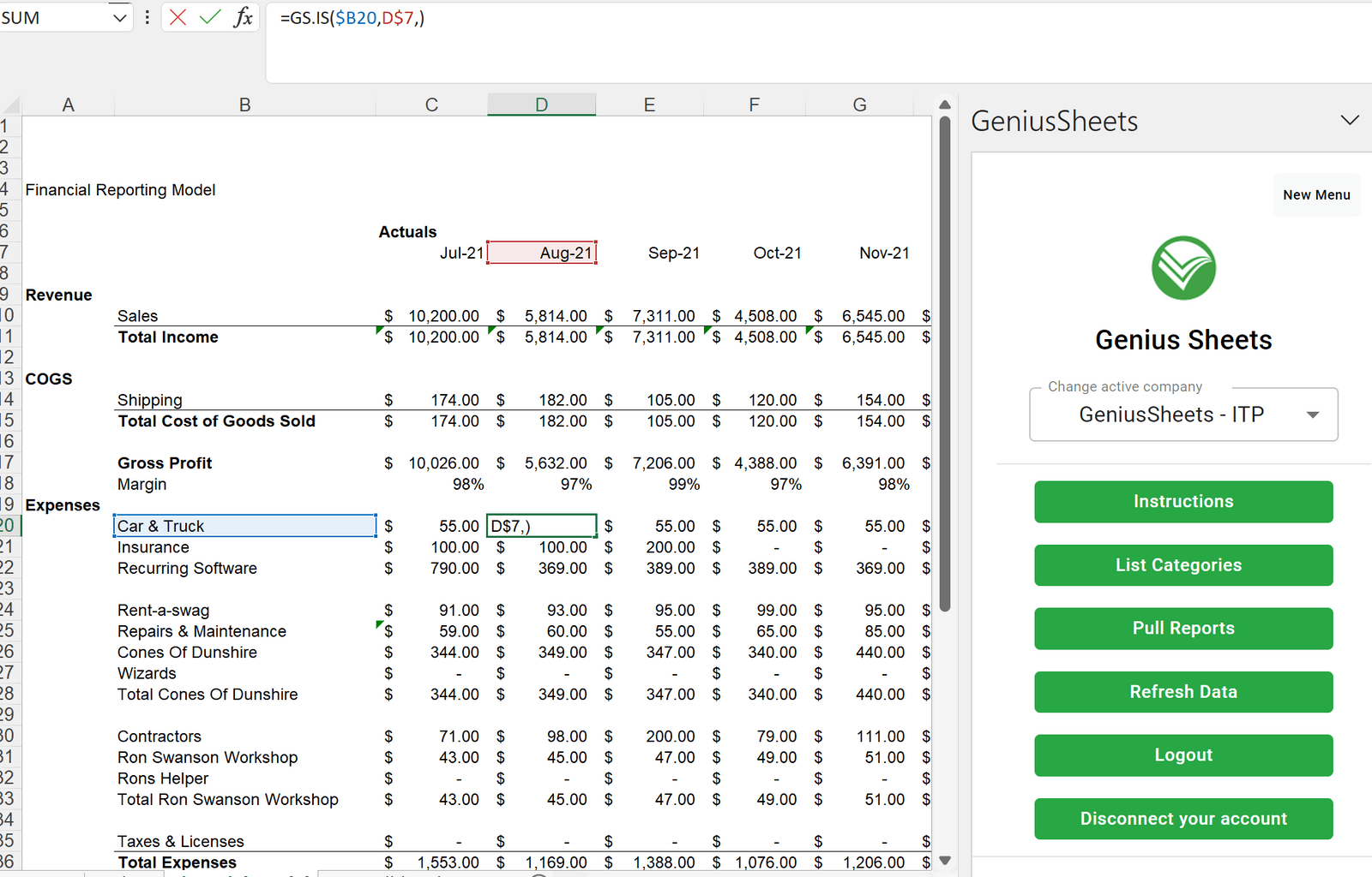 Genius Sheets - Generate reports, financial models, and instant analysis from Text Prompts