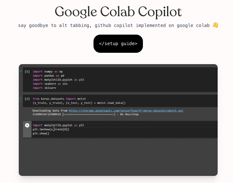 Google Colab Copilot: un copilot de Google Colab para usar la API de OpenAI y generar scripts de JavaScript