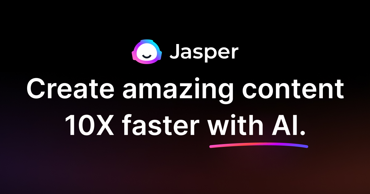 Jasper - AI tool for writing marketing sales copy and blog content