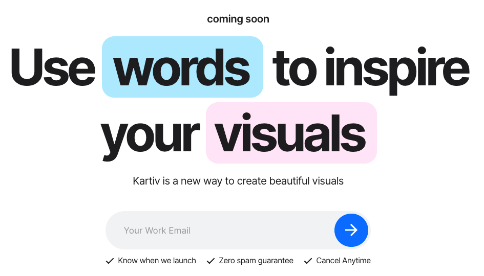 Kartiv - A tool to create visuals from your own photos and brand assets