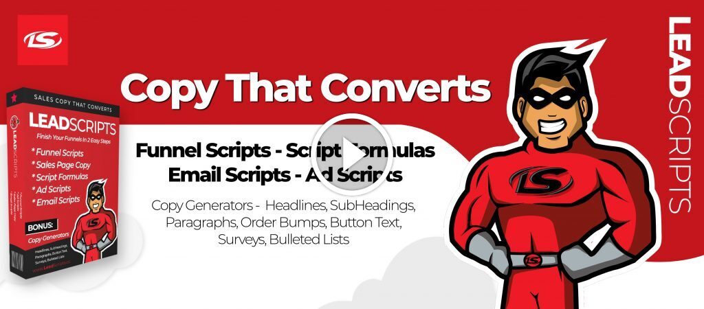 LeadScripts - A copywriting and funnel building platform