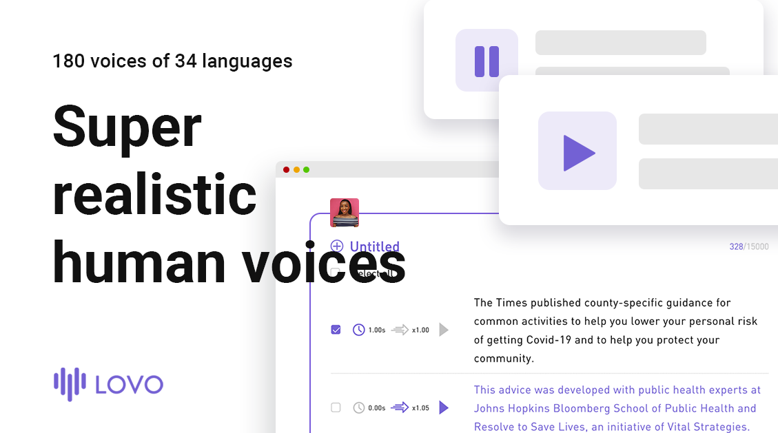 LOVO AI - AI Voiceover & Text to Speech Platform