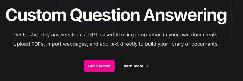 lxi.ai - A tool to create custom question answering bot