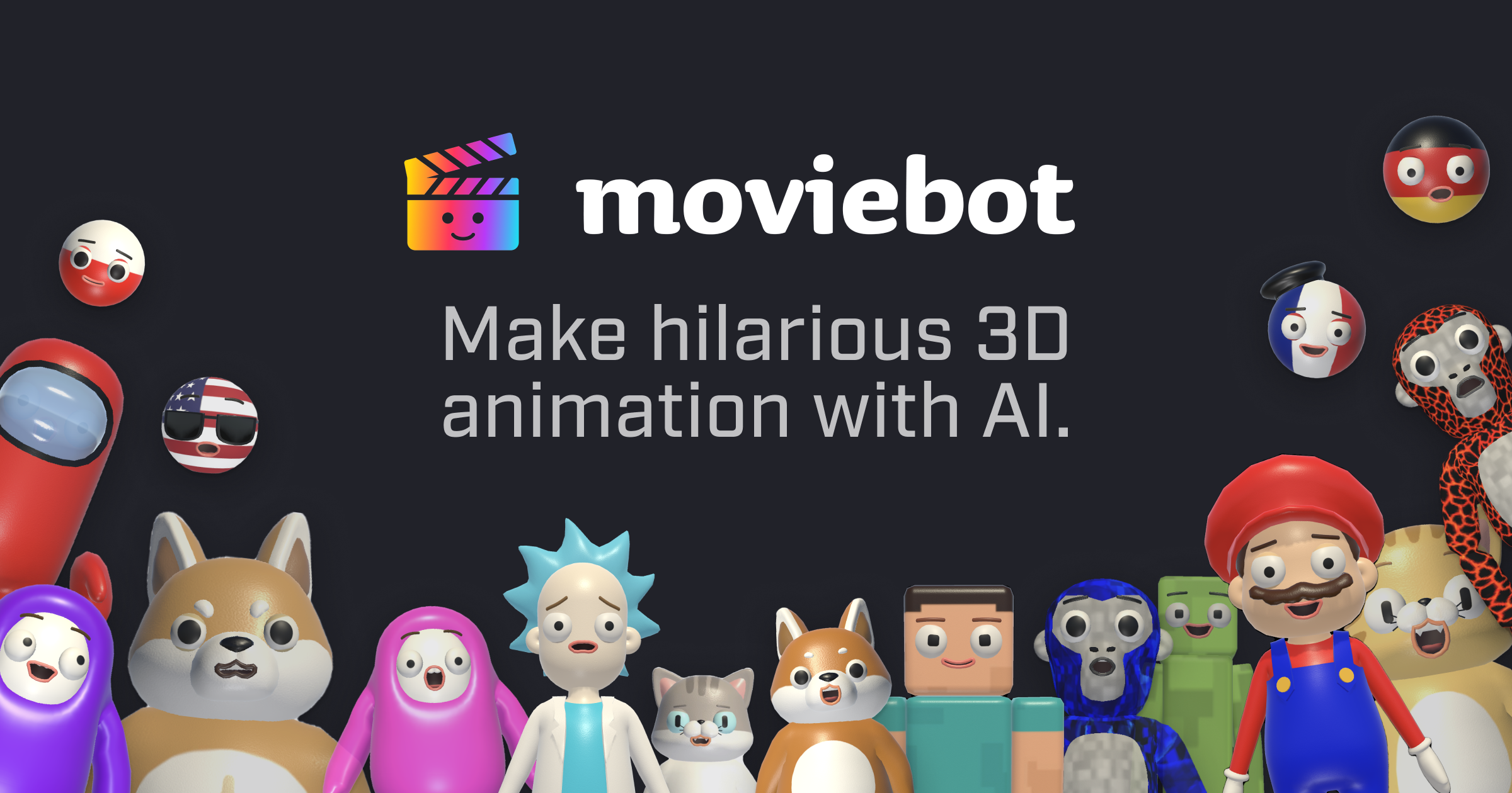 MovieBot - приложение для 3D -анимационных видеороликов