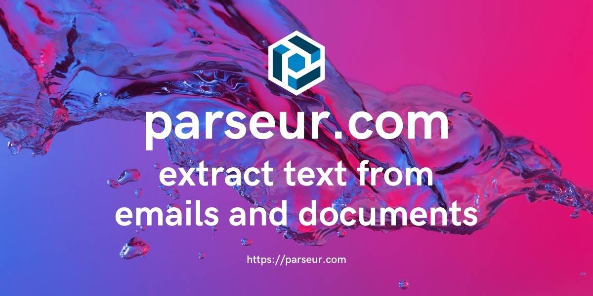 Parseur - A tool to extract text from documents