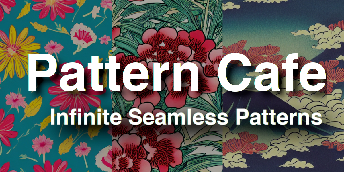 Pattern Cafe - AI-prompted seamless patterns