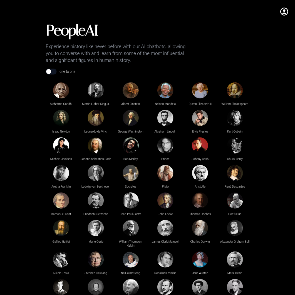 PeopleAI - Chat with and learn from historical figures