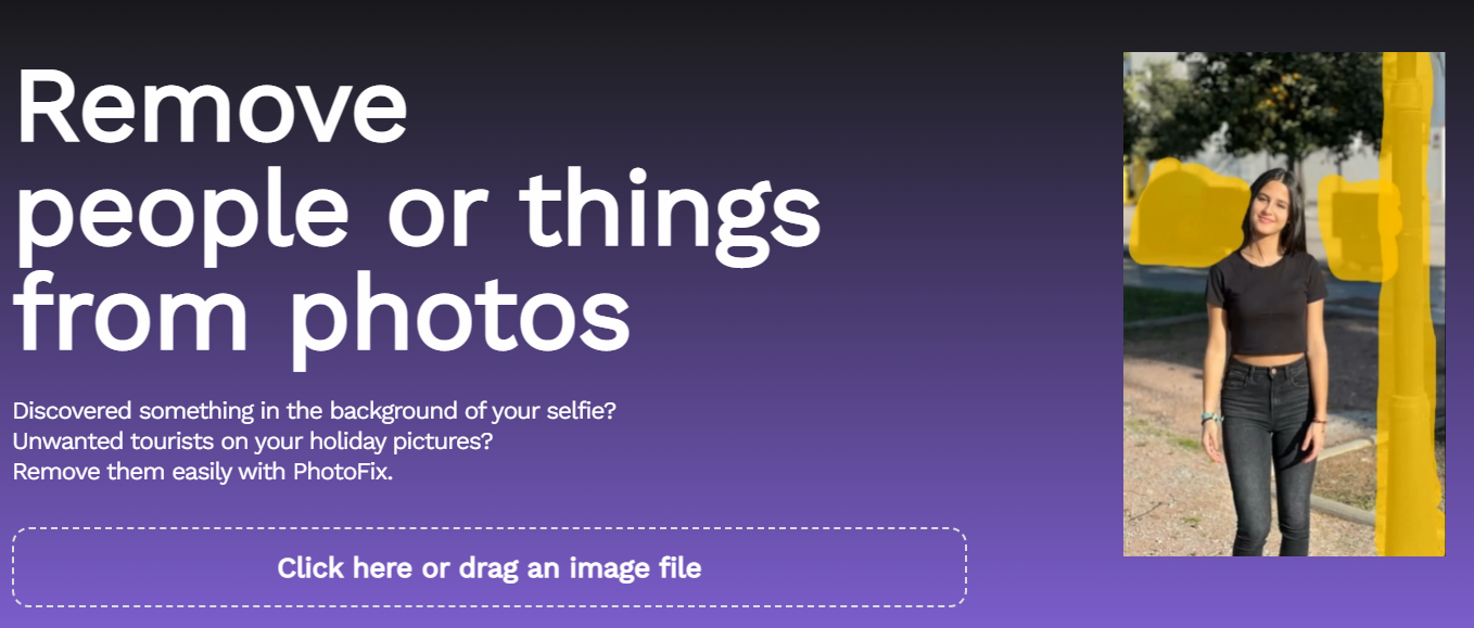 PhotoFix - Remove people or things from photos