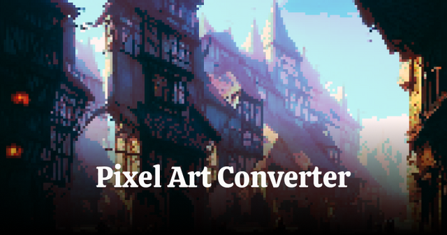 Pixelious -Online Converterツールは画像をPixel Artに変えます