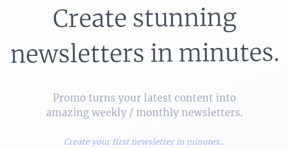 Promo.ai - AI-powered newsletter generator for Shopify users
