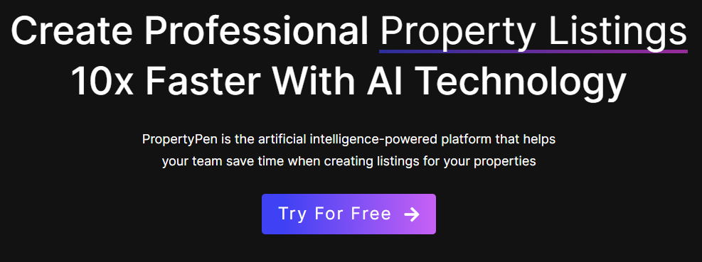 Propertypen - écrivain de cotation de propriété alimentée par AI