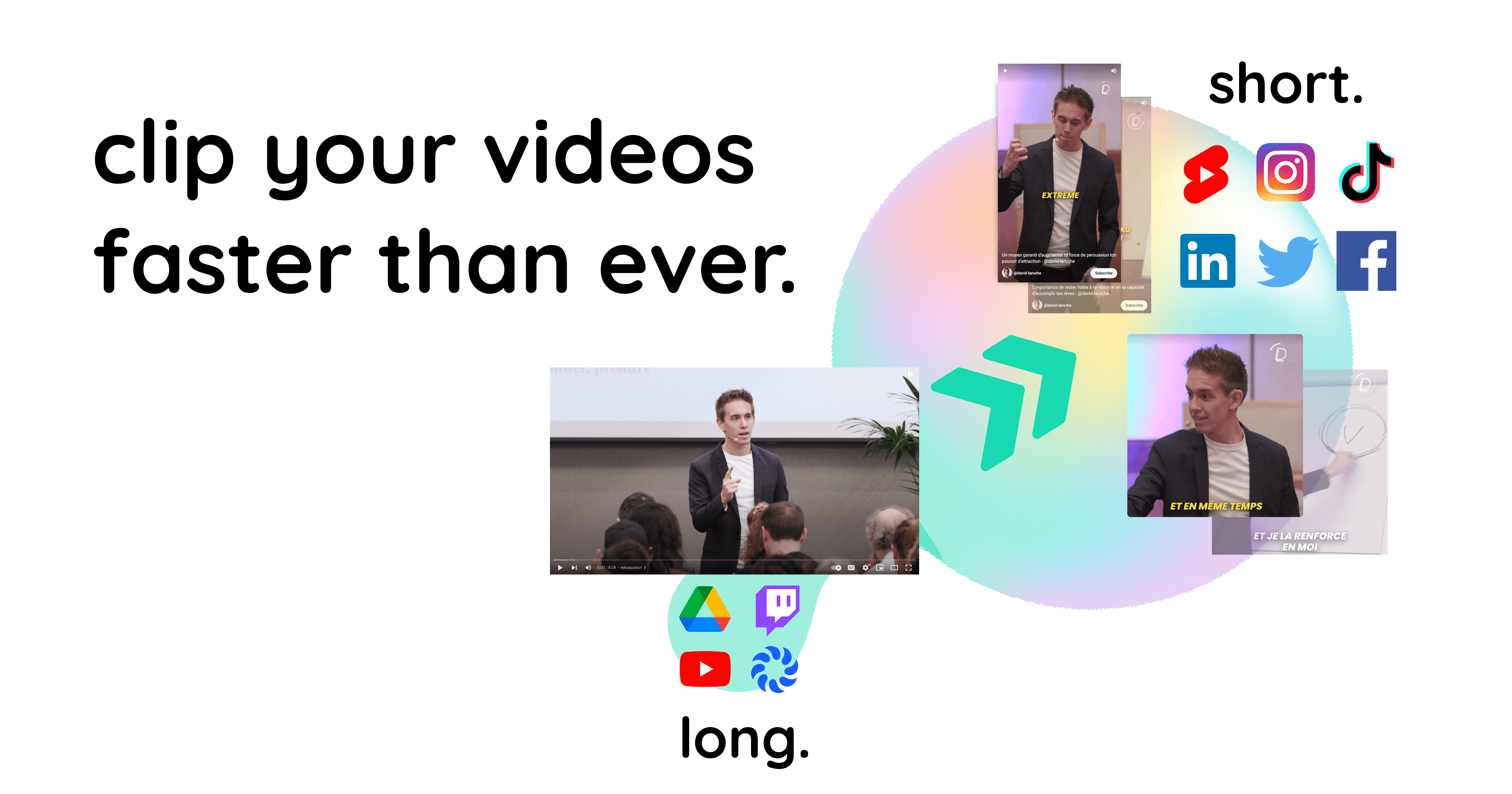 Qlip.ai - A tool for creating clips from long-form videos