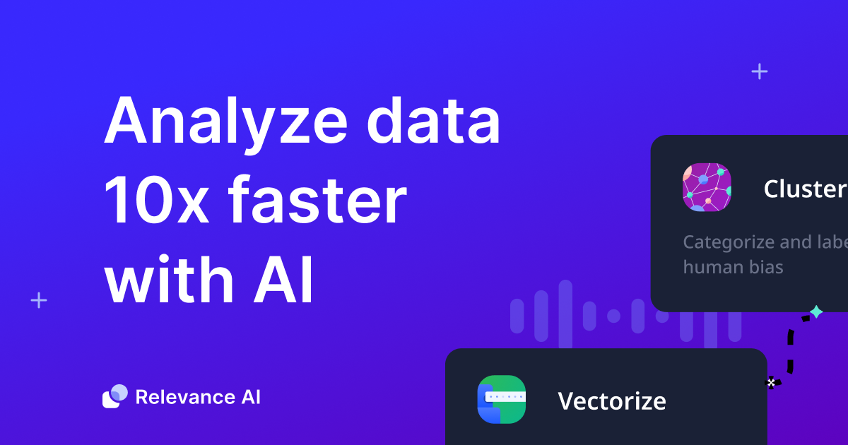 Relevance AI - A tool for data analysis and visualization