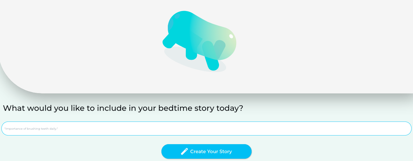 Rory - An app to create personalised bedtime stories