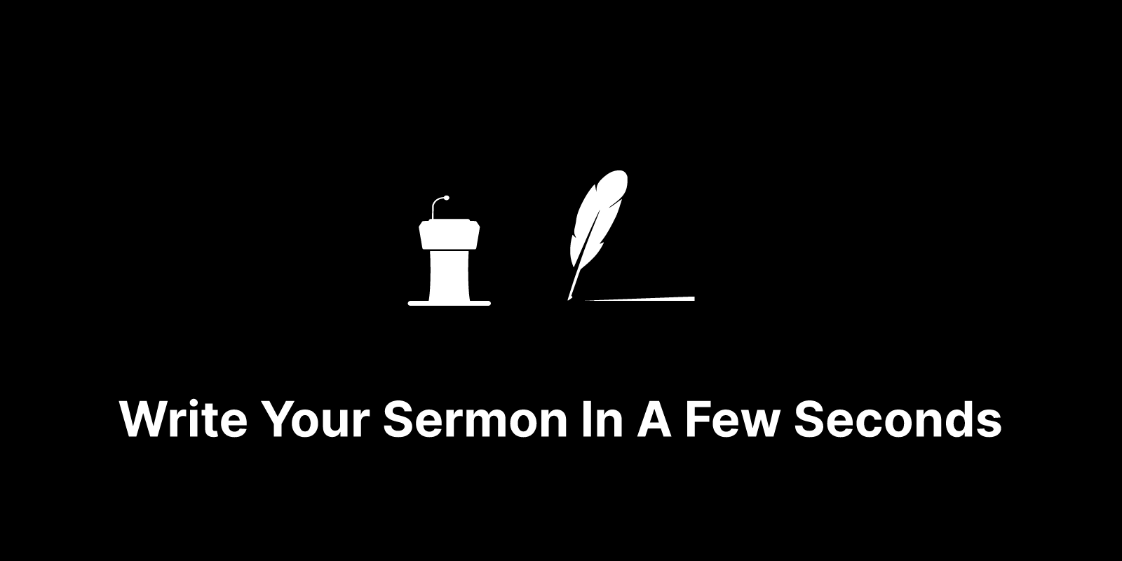 SermonGPT - This tool quickly creates sermon outlines