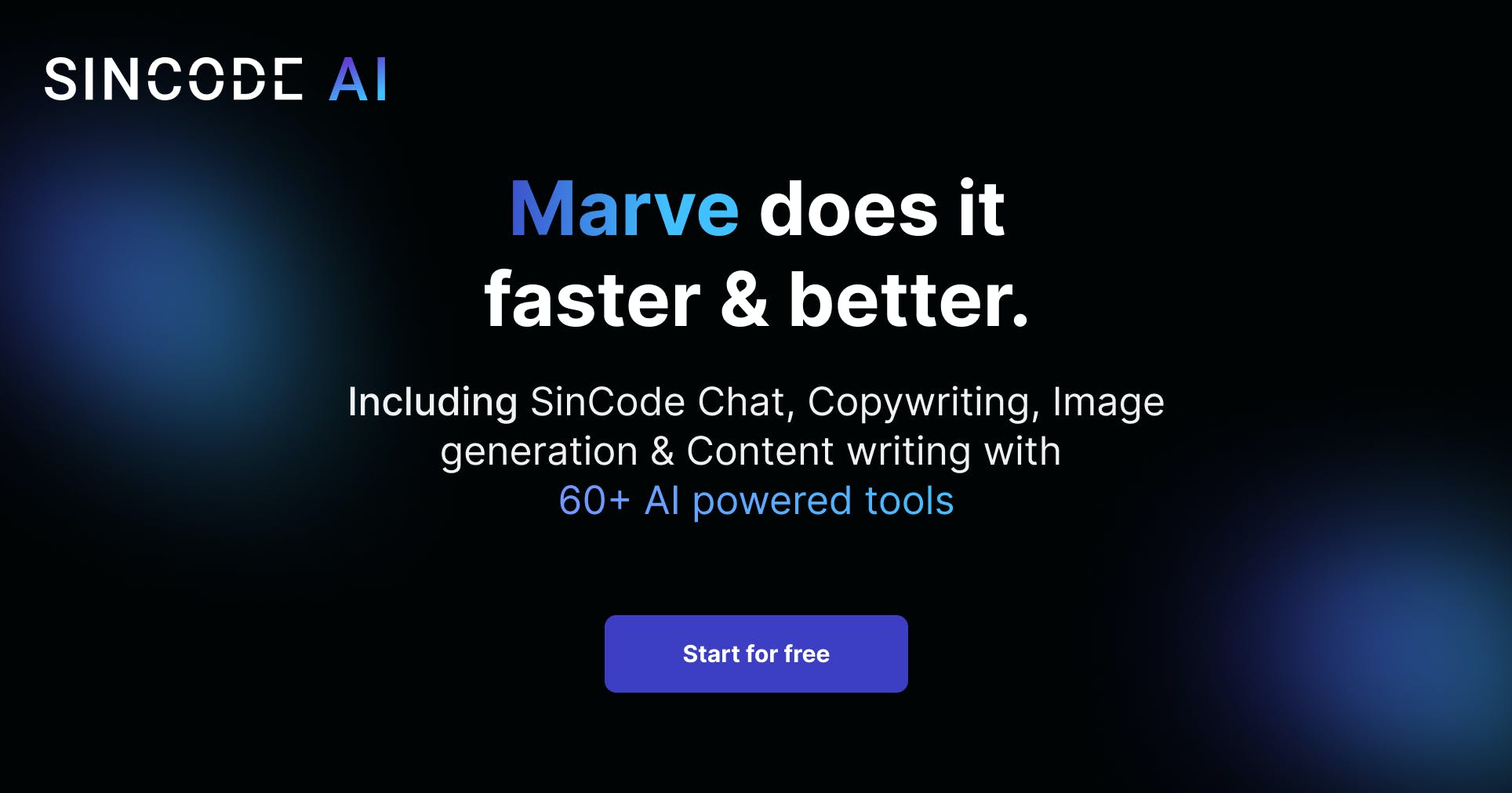 SinCode AI - A tool for content creation