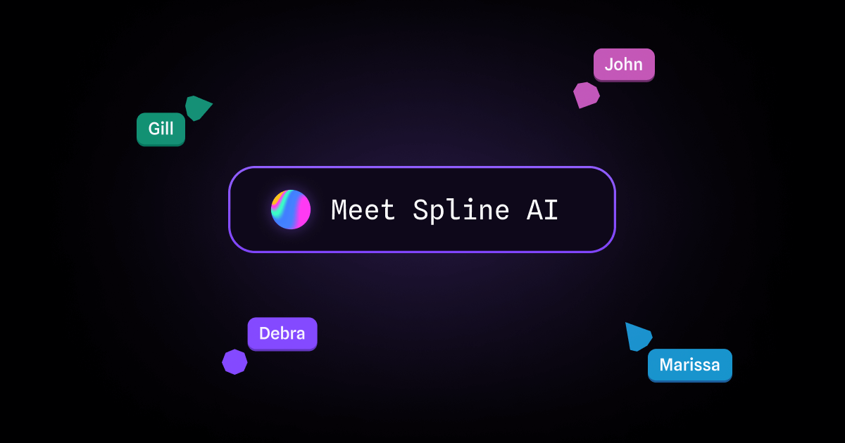 Spline 3D: una plataforma de objetos 3D y modelos 3D con indicaciones