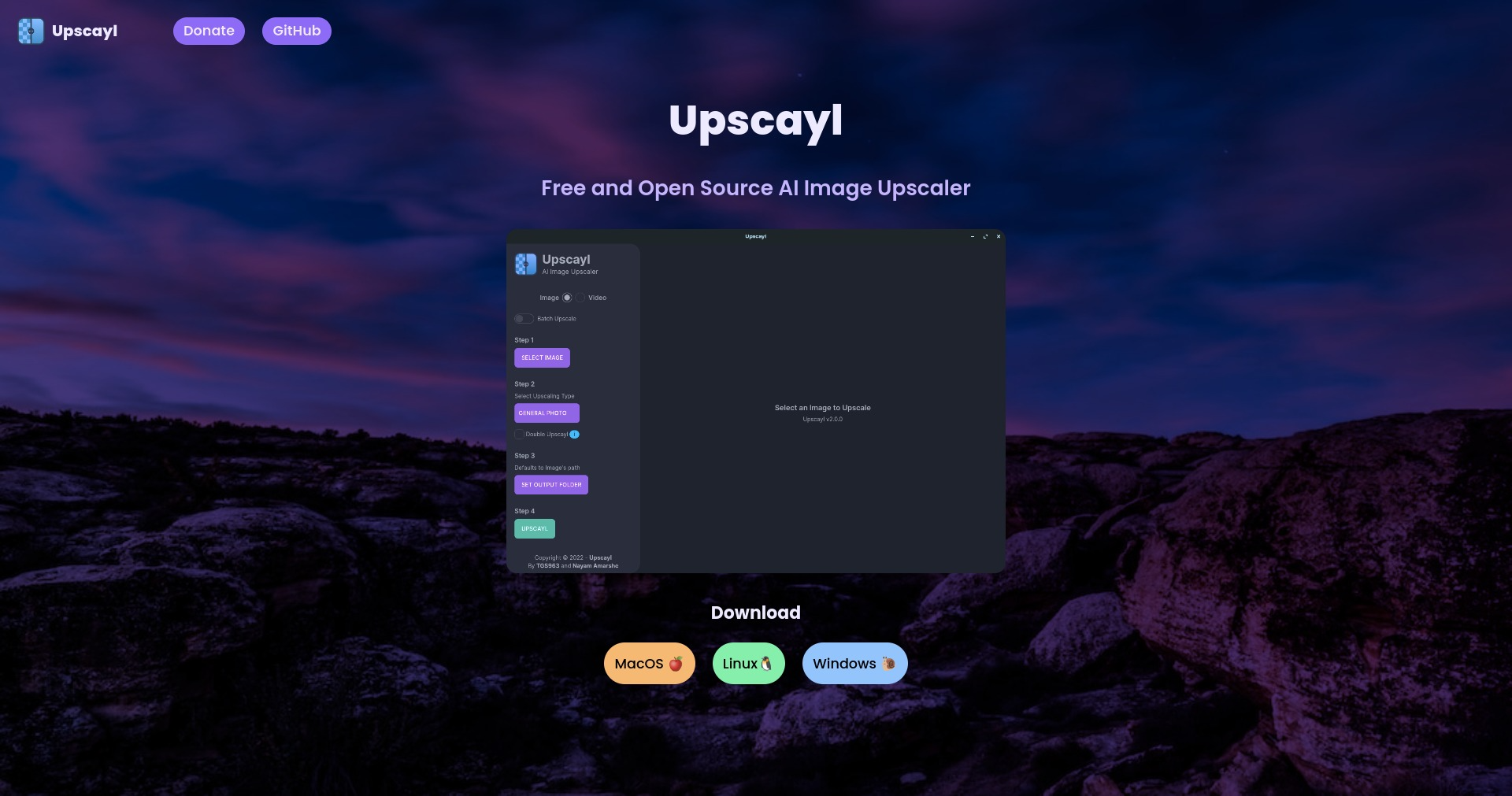 Upscayl - Appaler с открытым исходным кодом для MacOS, Linux и Windows