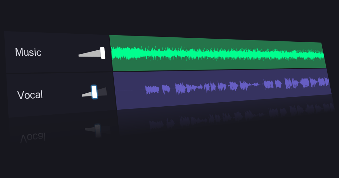 Stimmentferner - Erstellen Sie Karaoke -Versionen von Songs, indem Sie Vocals entfernen