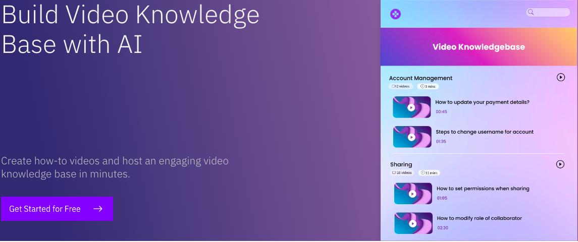 WowTo - An all-in-one video creation and knowledge base platform to create, host, and update videos