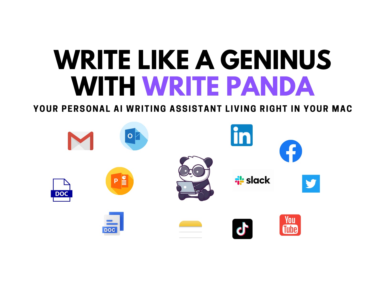 Write Panda - A app with AI Writing Assistant for Mac
