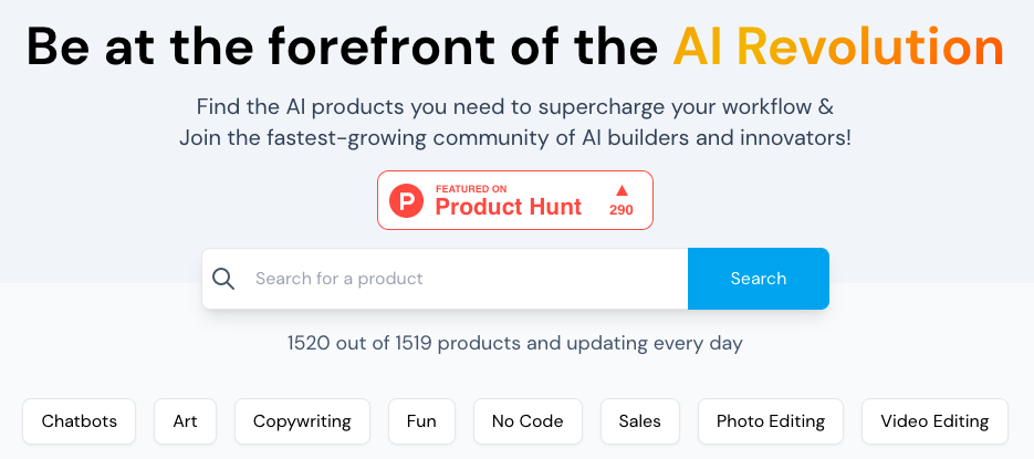 AI Awesome - A directory for ai tools