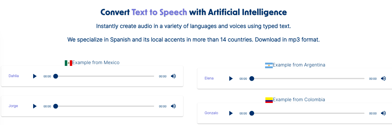 Audiobot: una herramienta para convertir el texto en audio en varios idiomas