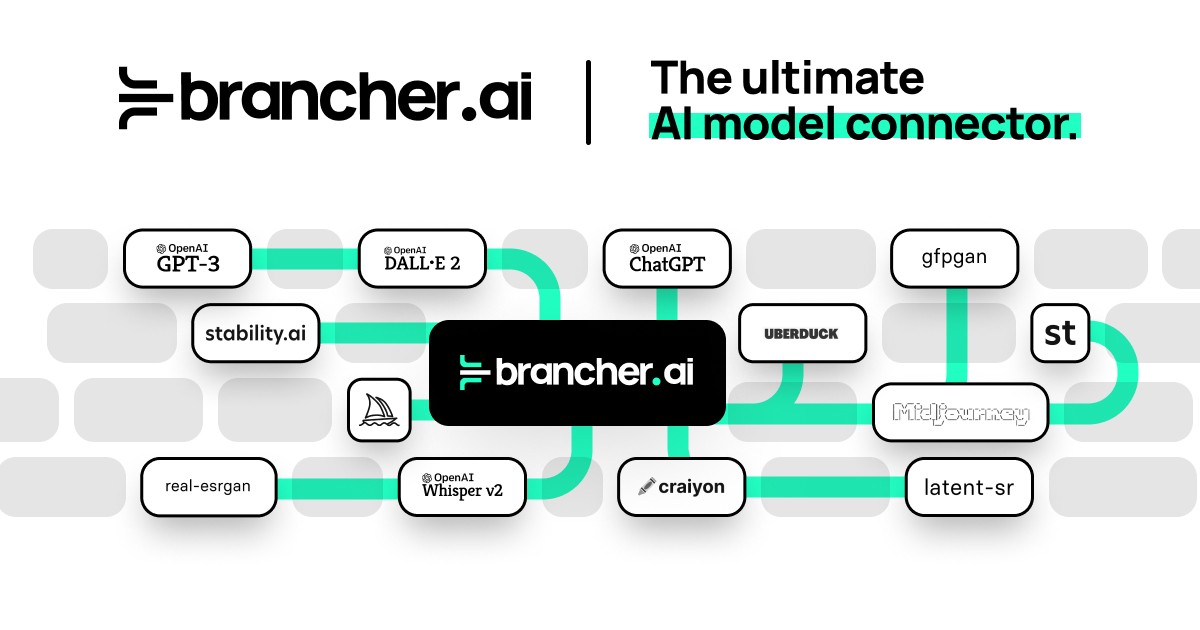 Brancher.ai - A tool to create AI-powered apps without coding