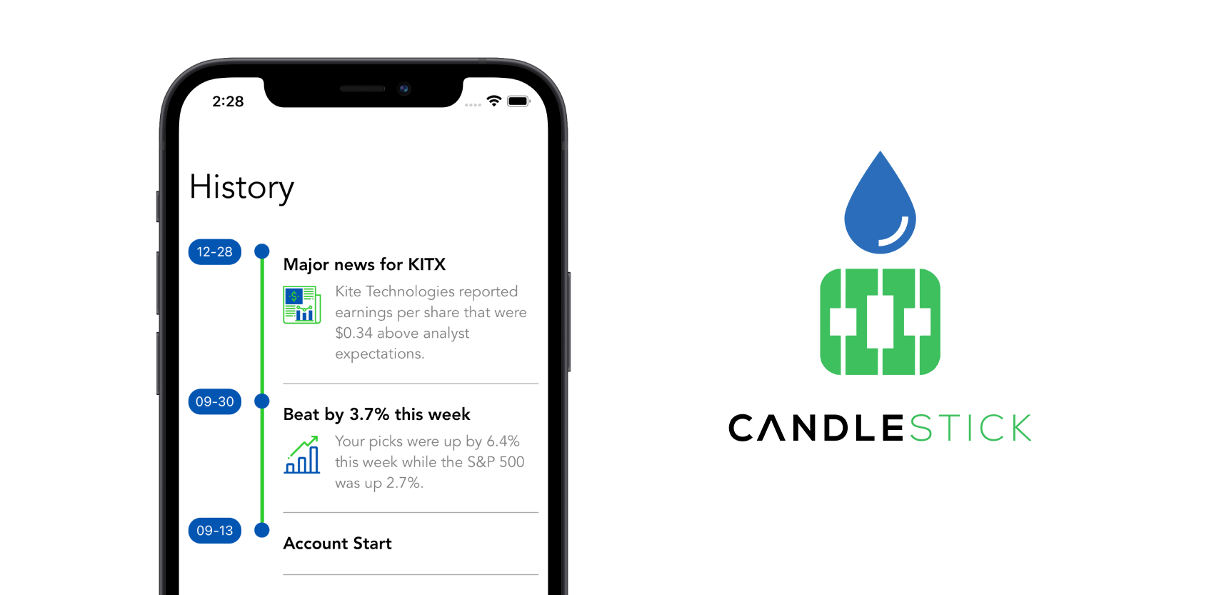 Candlestick - приложение для инвесторов для выбора акций