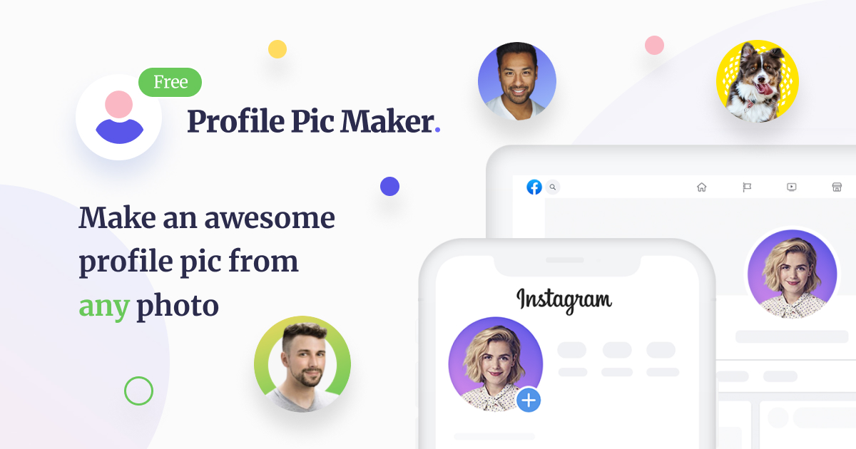 Profile Picture Maker - A tool to create professional profile pictures