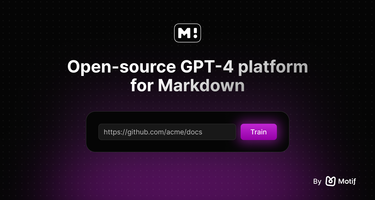 Markprompt - A tool to create GPT-4 prompts for Markdown documents