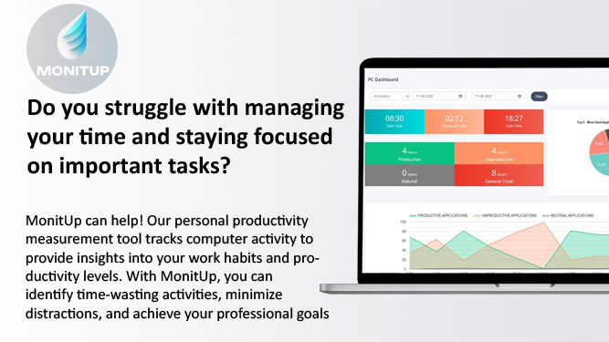 MonitUp - A software for productivity tracking