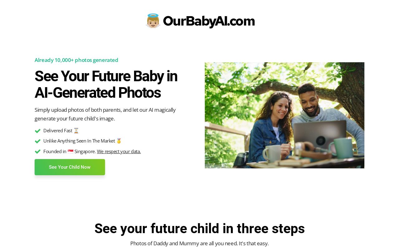 Ourbaby AI - Ein Werkzeug, um Ihre zukünftigen Babyfotos zu generieren