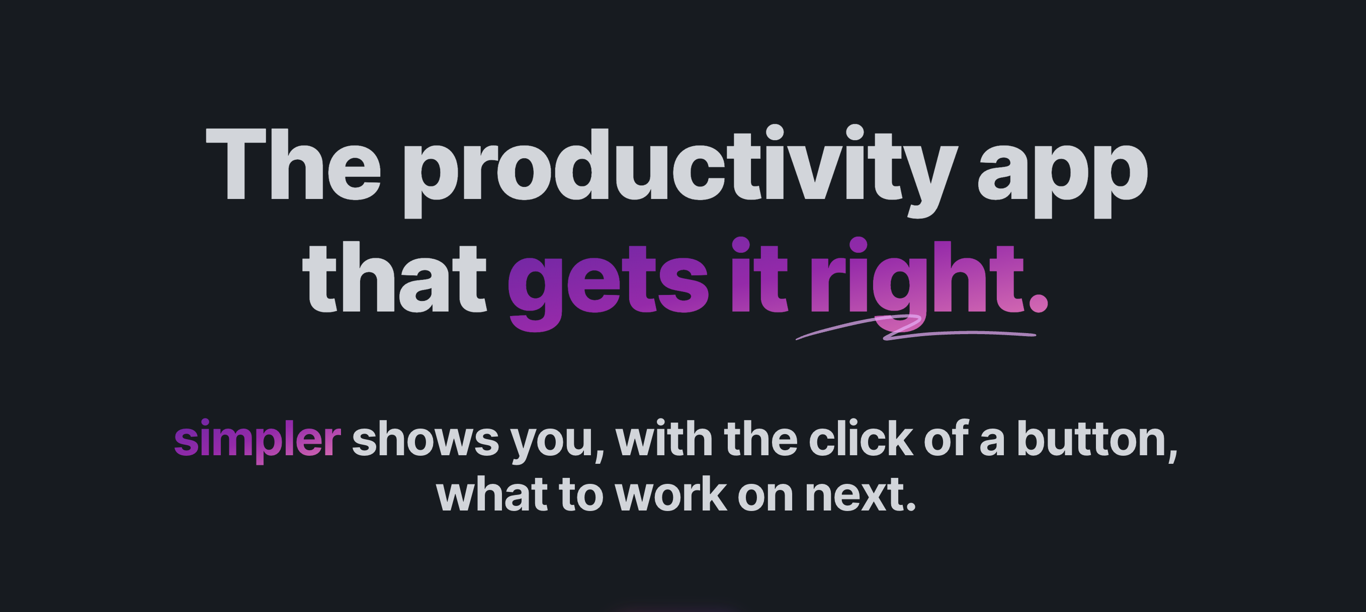 más simple: un asistente de IA para la productividad