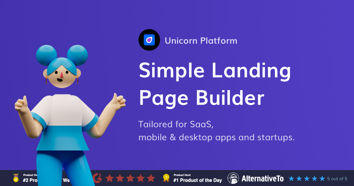 Unicorn Platform - A no-code tool for website and blog building
