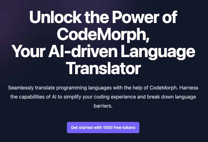 Codemorph - Ein Tool für Codeübersetzungen