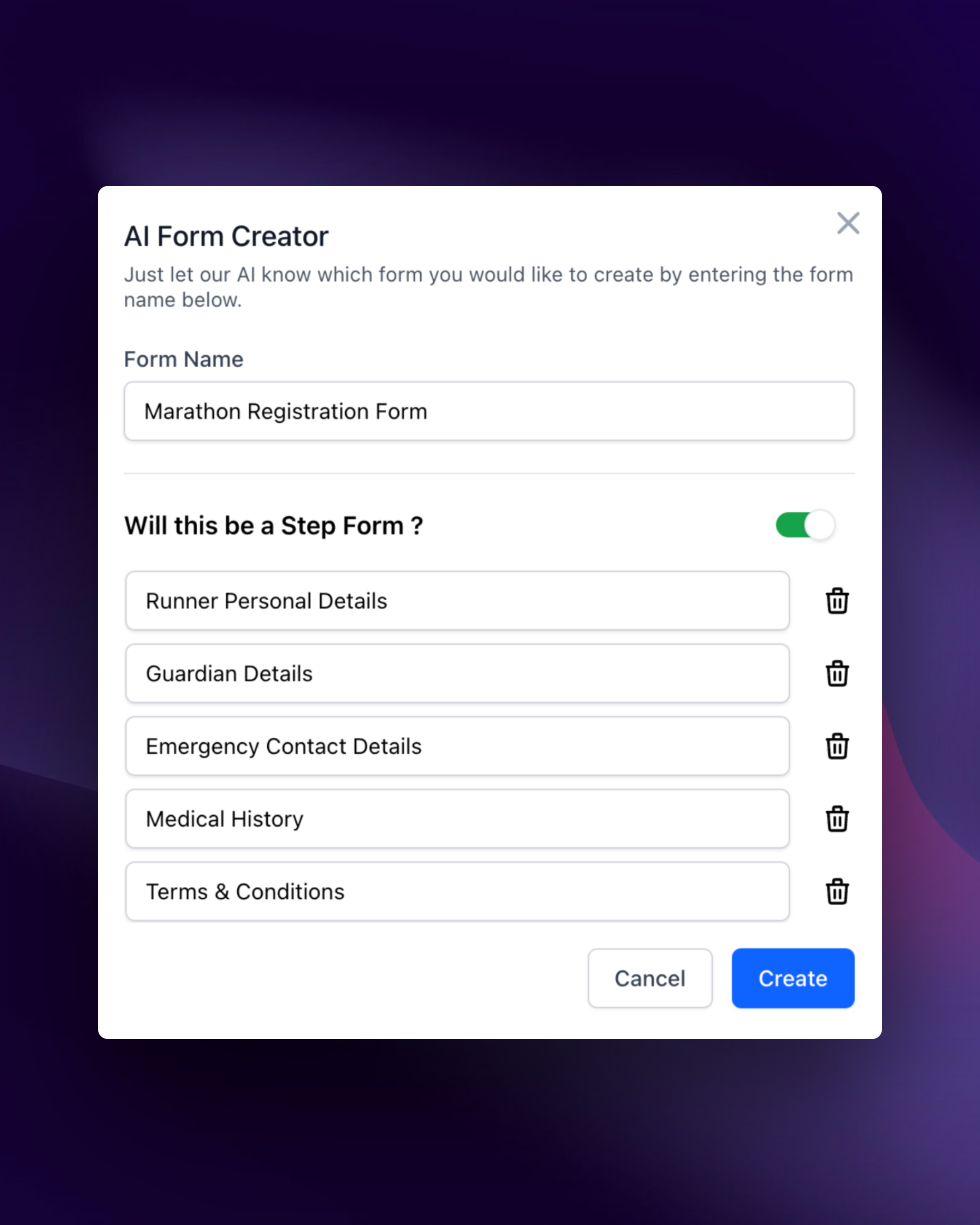 MakeForms - A platform to create, share, and track forms securely