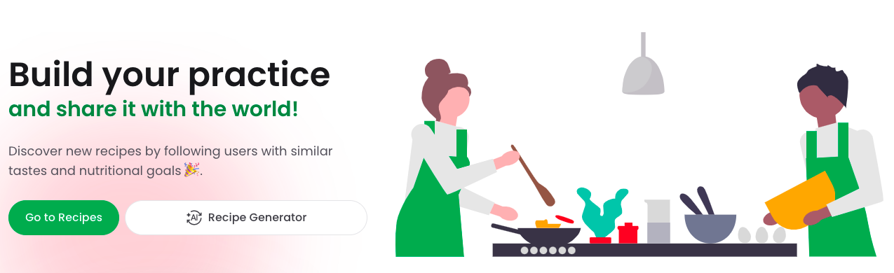 MealPractice - A tool to discover, follow, and create recipes and menus