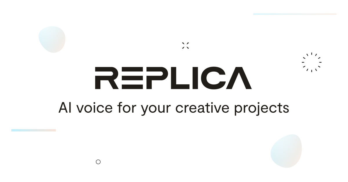 ReplicaStudios - A platform for AI voice acting for creative projects