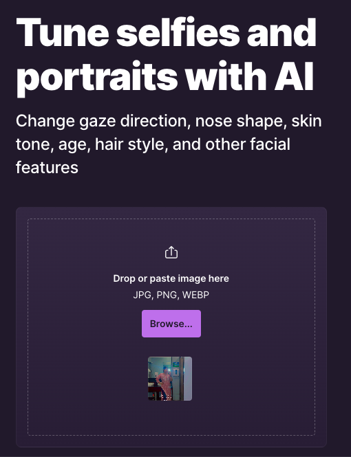 Heyphoto: una herramienta de edición facial en línea para modificar las características faciales, agregando maquillaje y peinados