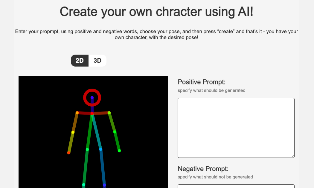 Machen Sie - ein kostenloses Tool, um benutzerdefinierte Zeichen und Posen zu erstellen